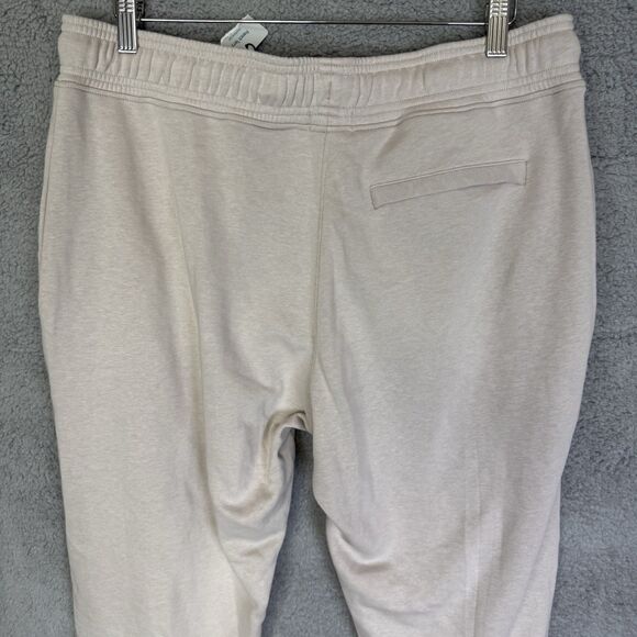 S Tommy John Pants Mens L Beige Lounge Jogger Pockets French Terry Drawstring - Picture 8 of 11